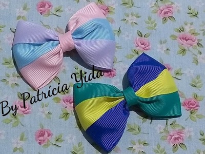 Laço Tricolor ❤️ laço copa do mundo ❤️ DY ❤️ By Patrícia Yida