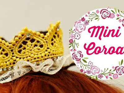 PAP Mini Coroa de Princesa Super Fácil! ????????DIY Mini Crown Princess