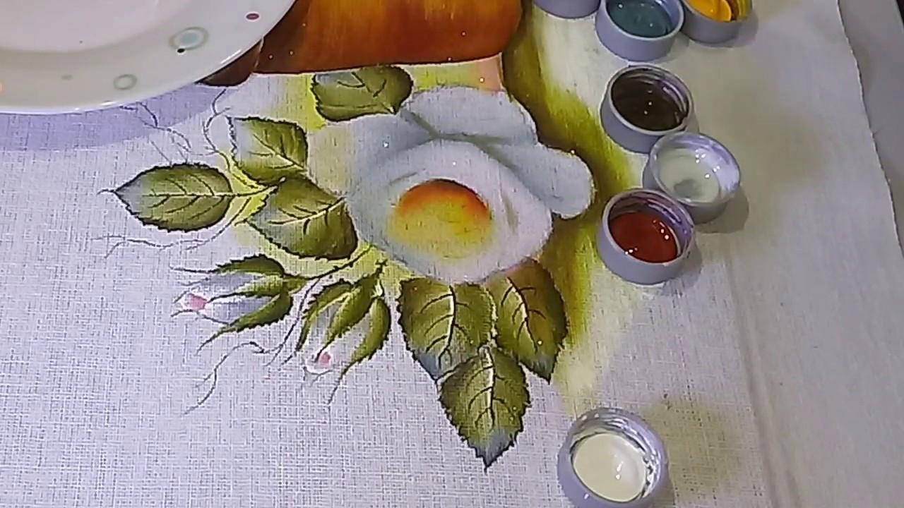 Roberto Ferreira - Aprenda a Pintar Rosa Branca, Folhas e Botões
