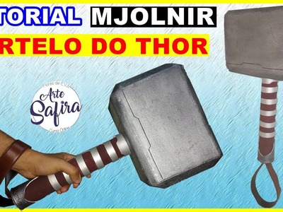 Tutorial DIY: Como criar o Mjolnir, o martelo do Thor em E.V.A foam