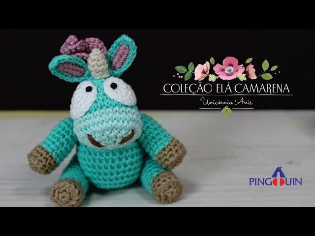 Amigurumi: costura das patinhas, olhos, crina e rabinho.