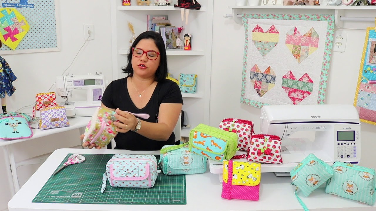 (Aula Paga R$35,00) Aula 24 - Necessaire Dupla Valeria