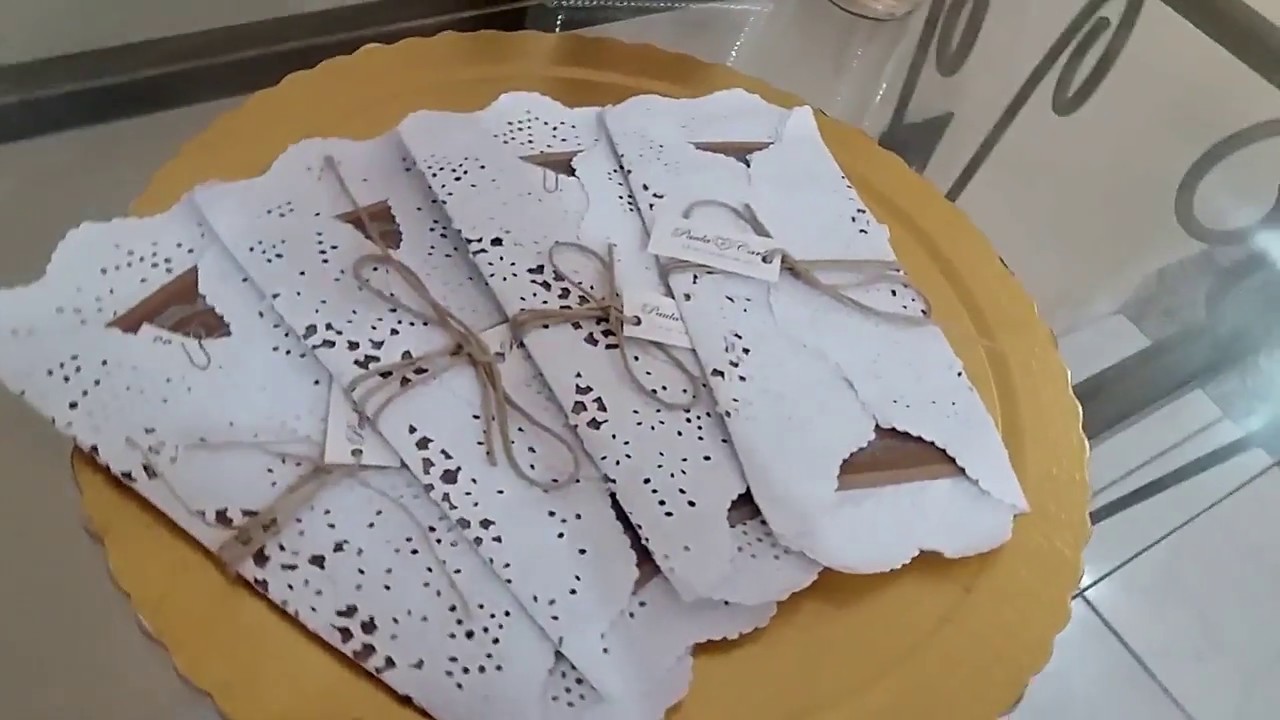 COMO FAZER CONVITE DE CASAMENTO RÚSTICO? DIY| Faça vocÊ Mesmo.|