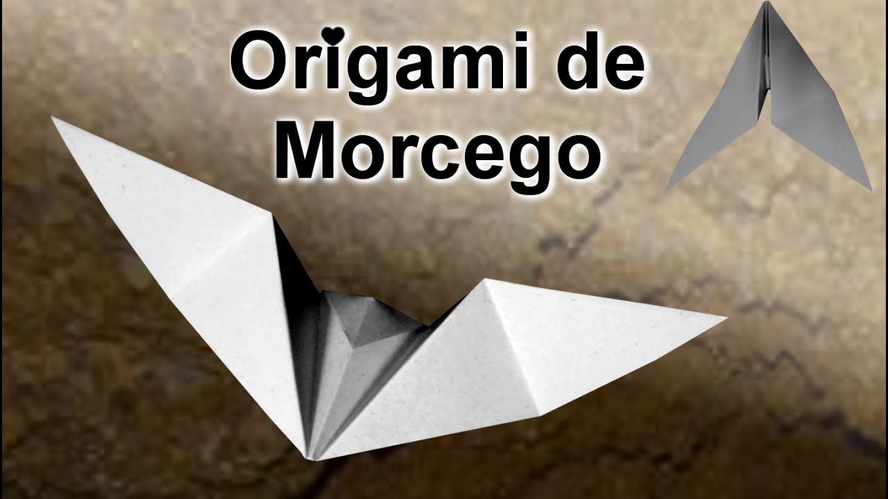 Como fazer Origami de morcego.