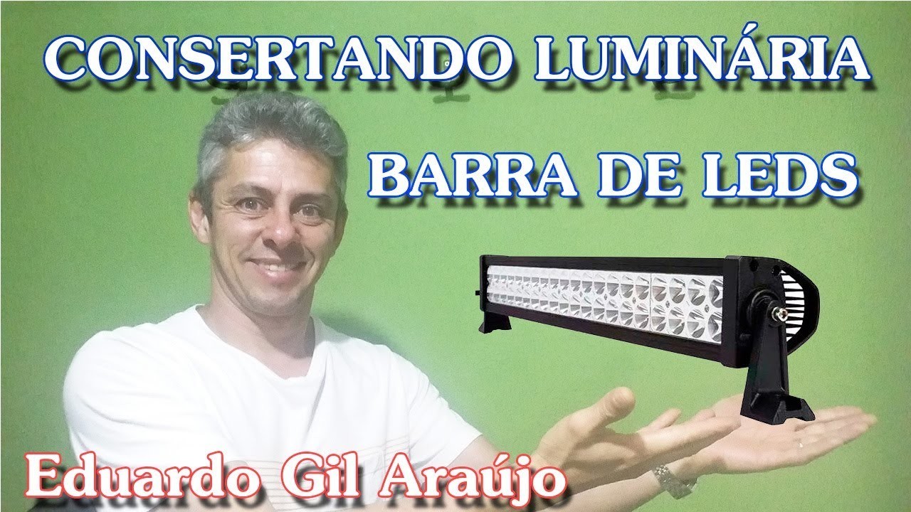CONSERTANDO LUMINÁRIA 12V TIPO BARRA DE LED