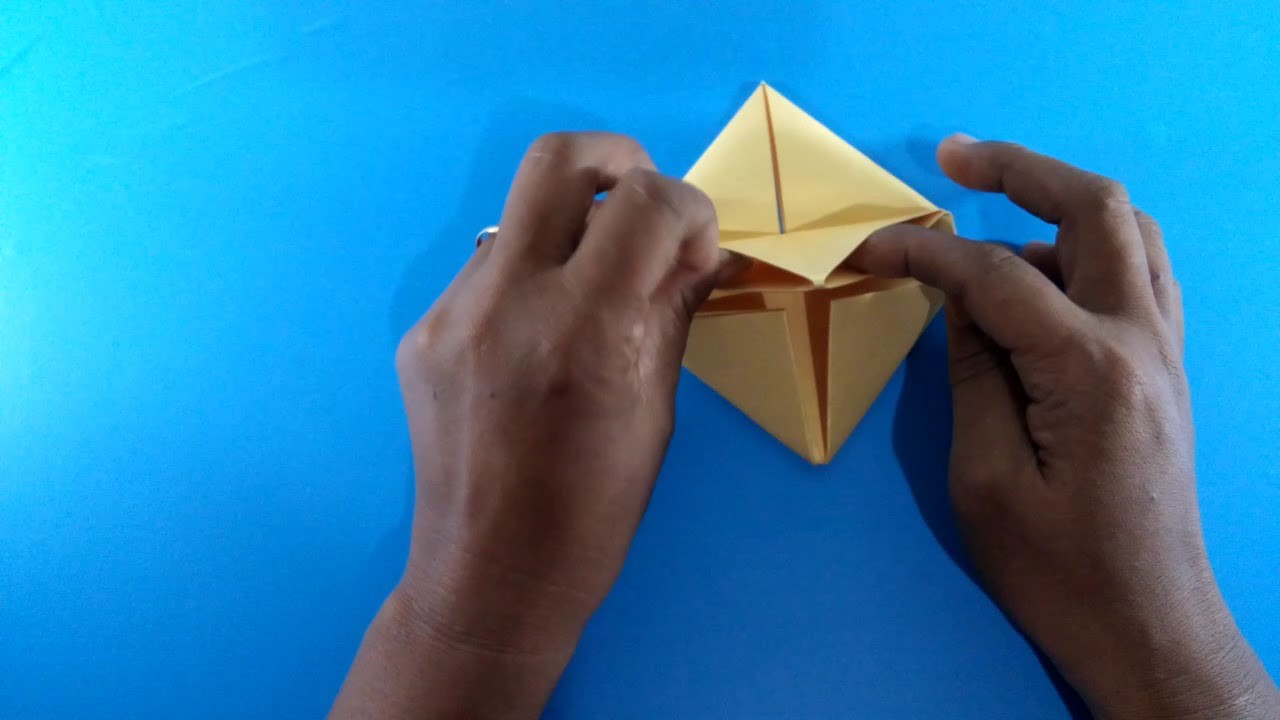 Coração de origami para o dia das mães!