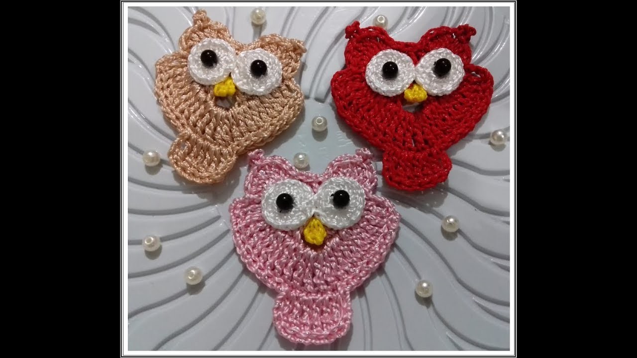Corujinhas para Apliques - Rápido e Fácil