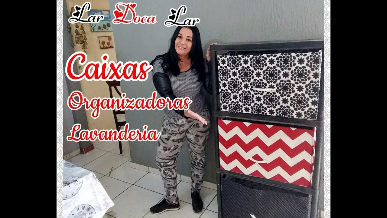 DIY CAIXAS ORGANIZADORAS