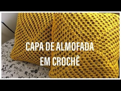 DIY: CAPA DE ALMOFADA em CROCHÊ