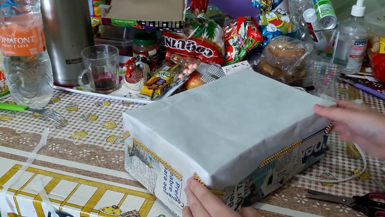 DIY como fazer soft Box caseiro de caixa de  sapato