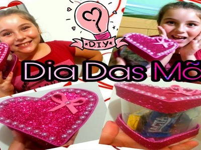 DIY Dia Das Mães, ideias para presentear sua mãe:(Porta Bombom.Porta Joias.Garrafa PeT)Bruna pachla