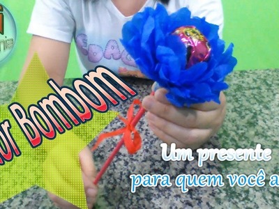 DIY Flor com bombom