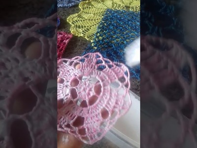 Impermeabilizando peças em crochê