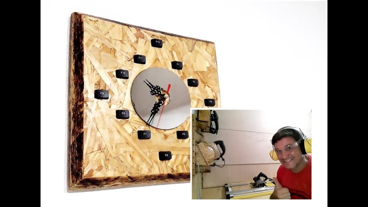 RELÓGIO DE PAREDE - PASSO A PASSO (COMO FAZER)