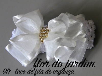 Sonho de Laço - organza ribbon bow ideas -easy diy crafts