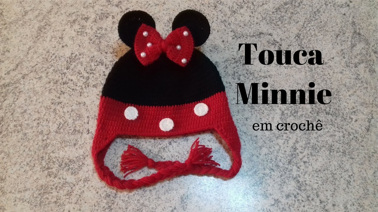 Touca Minnie em crochê