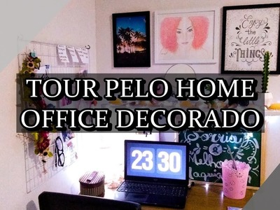 TOUR HOME OFFICE\Escritório-Decoração e organização tumblr por Renata Oliveira