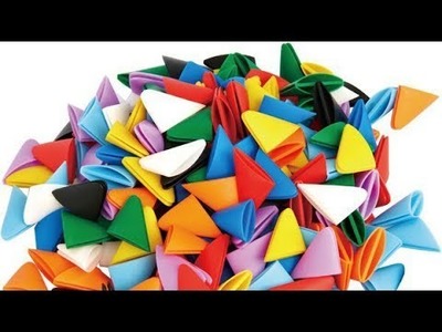 Como fazer peças de origami 3D
