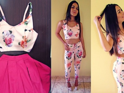 CROPPED SOB MEDIDA DIY Franciele Fernandes