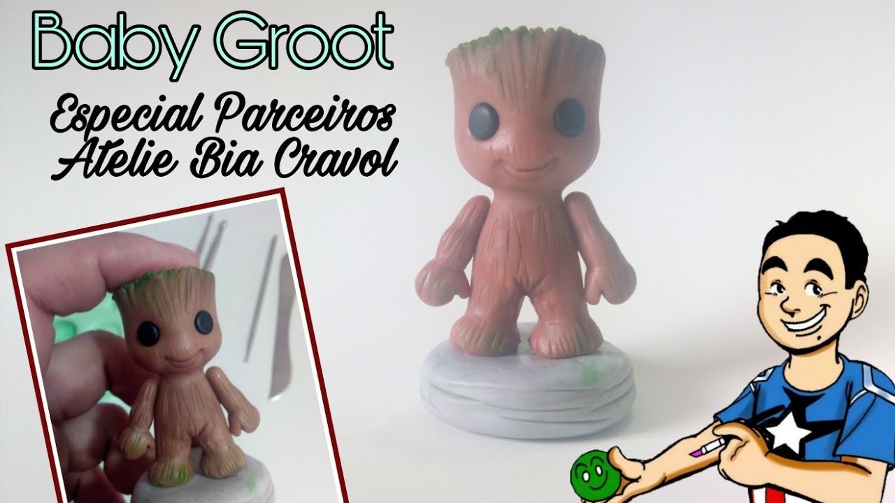 DIY - Baby Groot | Especial parceiros Bia Cravol