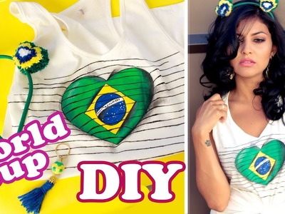 DIY Copa do Mundo - WORLD CUP 2018 ideias para fazer em casa feat DIY COM VIVI
