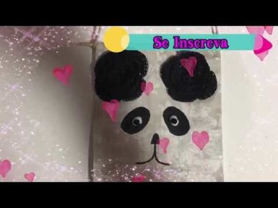 DIY de Panda ???? ideias fofinhas quadrinho porta trecos e flâmula.