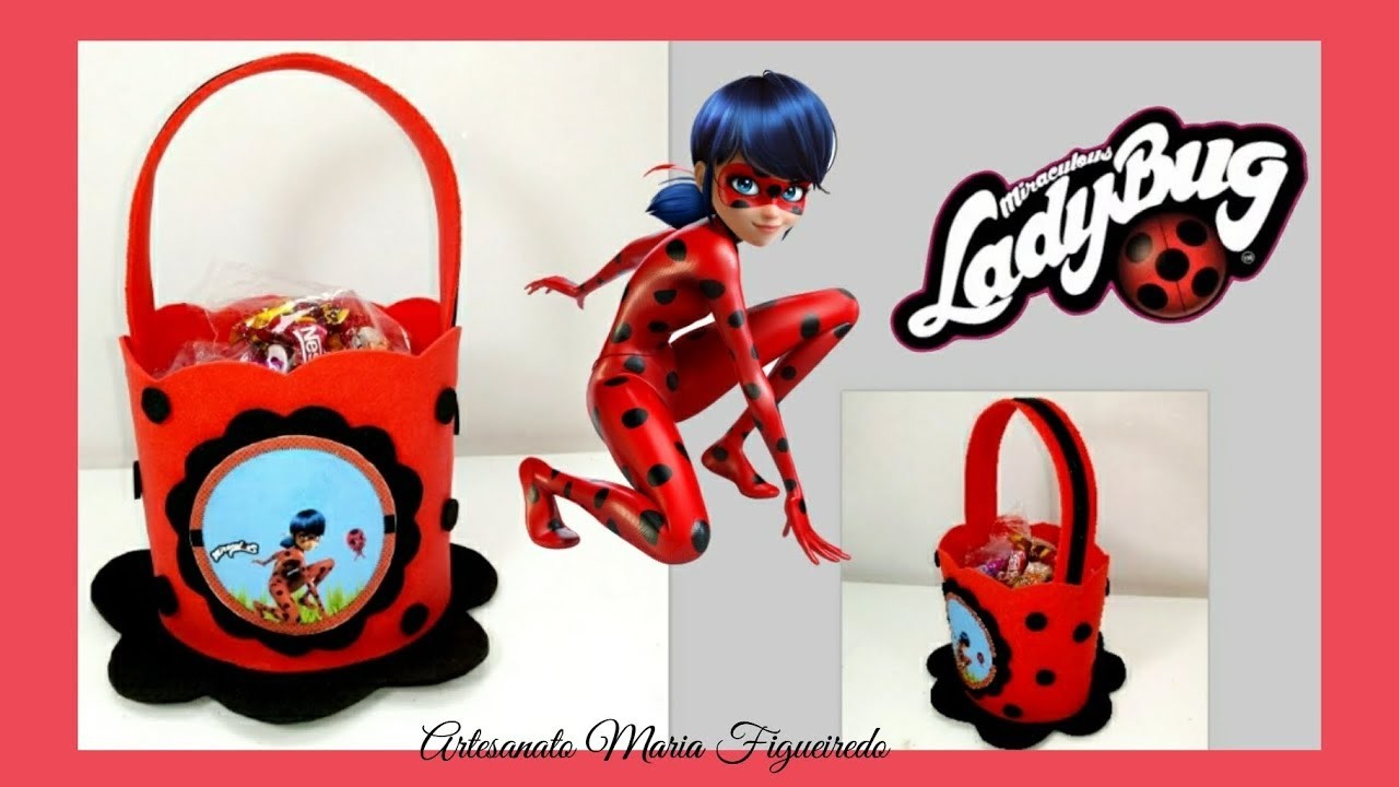 DIY - Ladybug - Miracolus Lembrancinha de aniversário