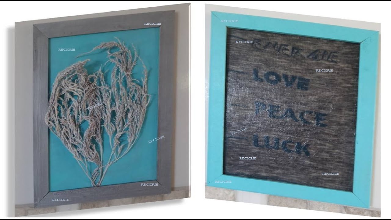 DIY - QUADROS SUPER FÁCEIS DE FAZER