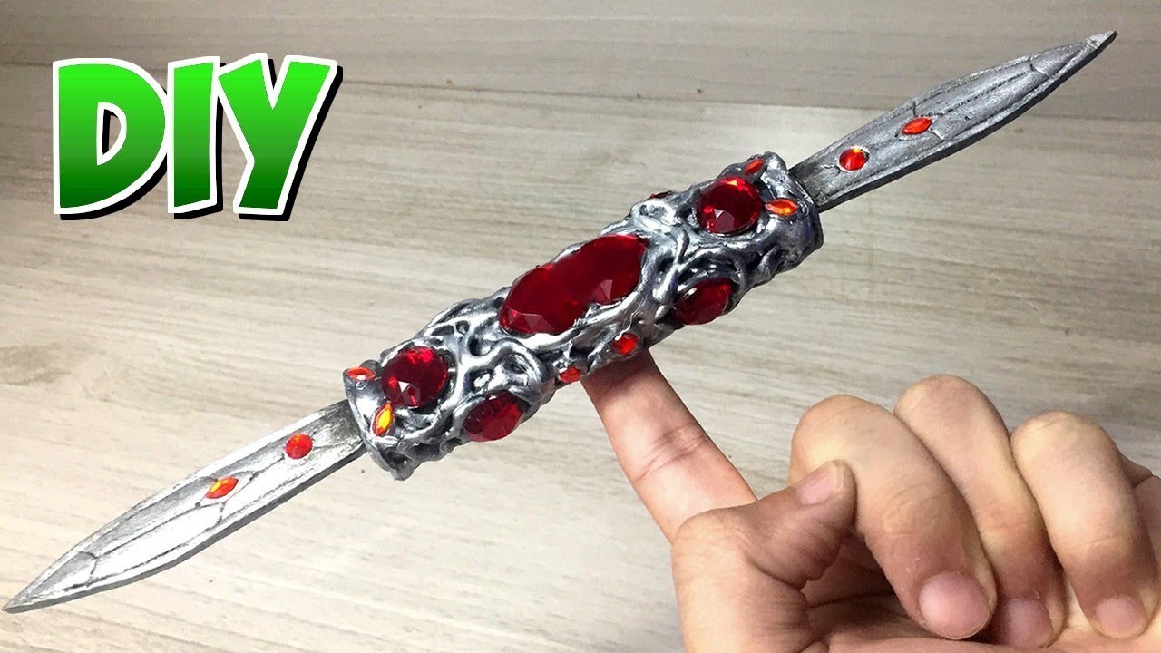 DIY Switchblade da Gamora (Adaga do Equilíbrio) - Vingadores Guerra Infinita.