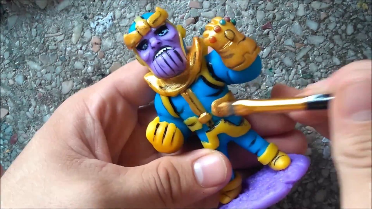 DIY -THANOS- GUERRA INFINITA (TOY) BISCUIT- LUIZ COSTA