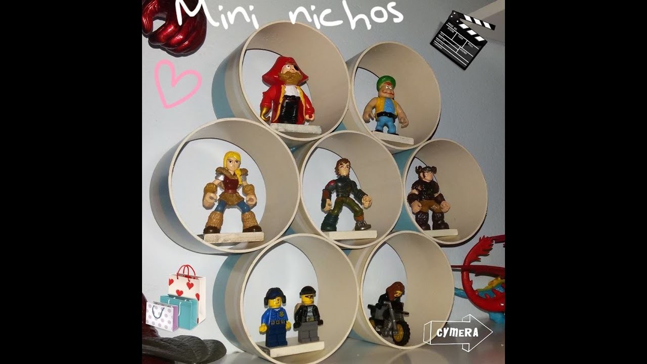 Mini nichos - organizador de miniaturas.brinquedos