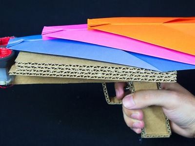 Paper Airplane Launcher at Home