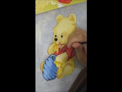 Pintura em tecido - Pooh
