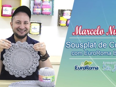 Sousplat Rendondo Perfeito de Crochê  com Marcelo Nunes