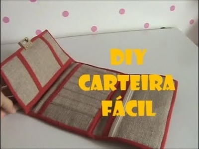 Carteira super fácil DIY