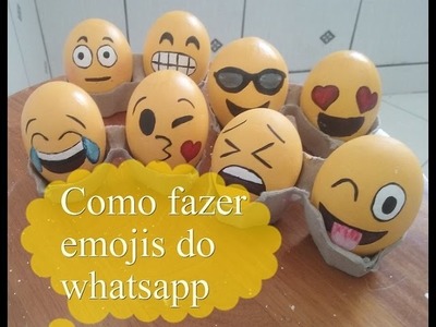 Como fazer emojis do whatsapp