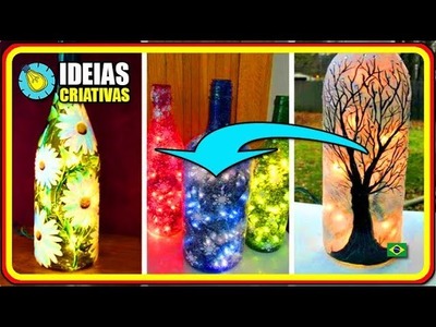 O que fazer com garrafas de vidro + de 700 Ideias Criativas - 4ª Temporada - Ep 6 - Glass bottles