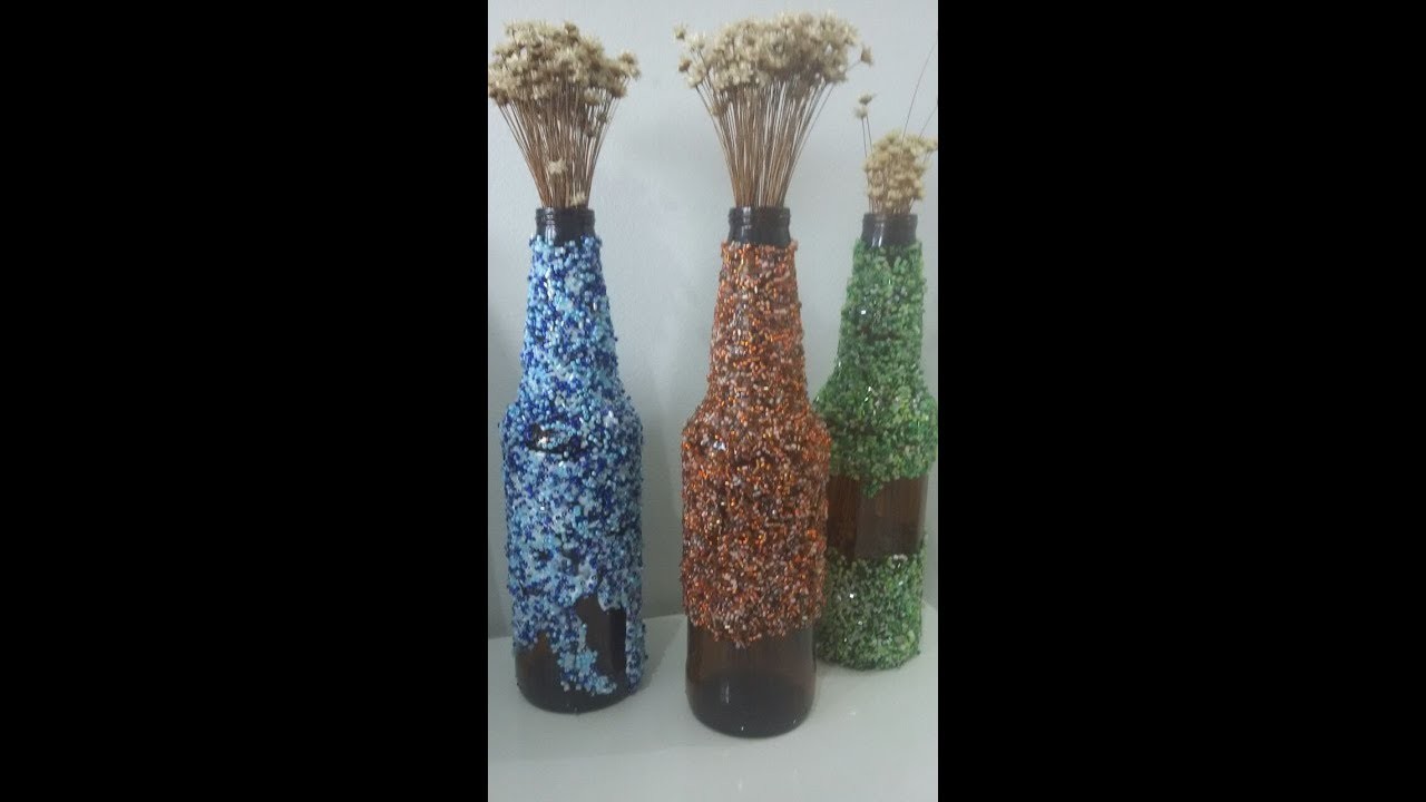 Reciclando Garrafas- Decore sua casa - #ReginaTodoDia09