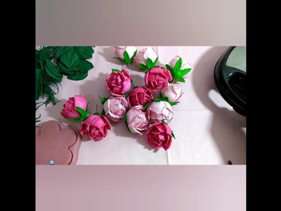 Topiaria com rosas conjugadas
