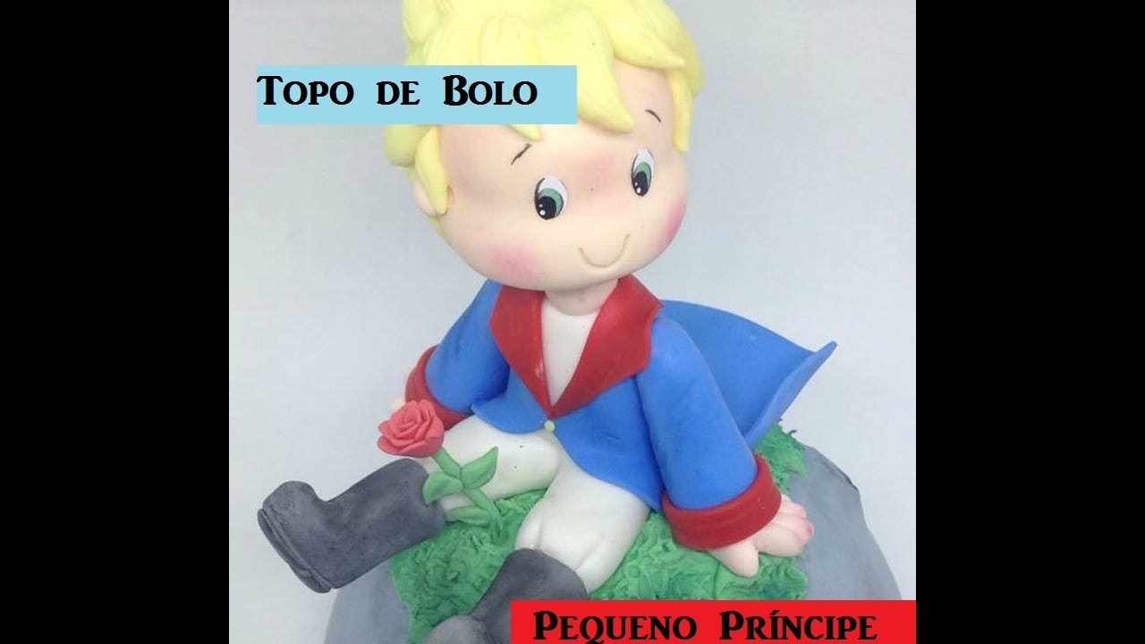 Topo de Bolo Pequeno Príncipe - Kit Outlet das Massas - Raquel Fontinele