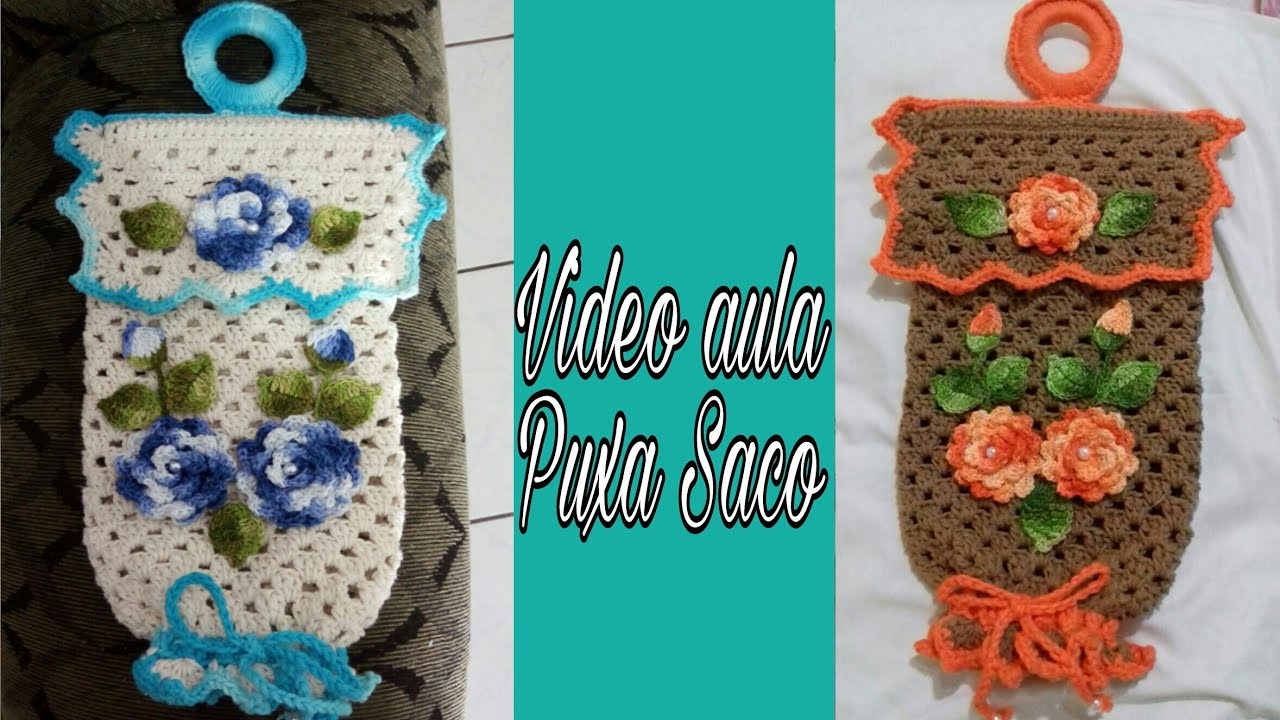 Video aula: Puxa saco.Por Milla Arielen???? #crocheparainiciantes #millaarielen
