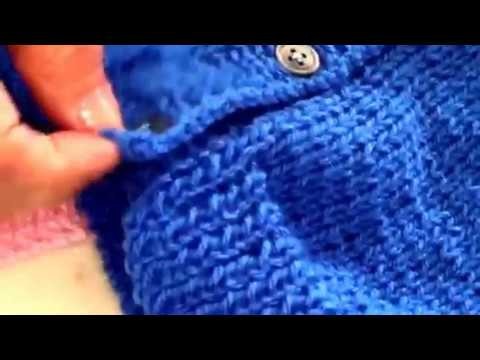 Aula de tricô 45 Leda Penna - "Casaquinho para crianças de 6 a 12 meses"