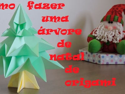 Como fazer Árvore de natal de origami