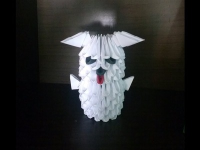 Como fazer Cachorro de Papel origami 3d