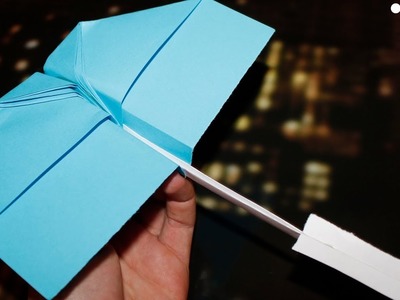Como fazer o melhor avião de papel do mundo -(Voa muito -Testado)
