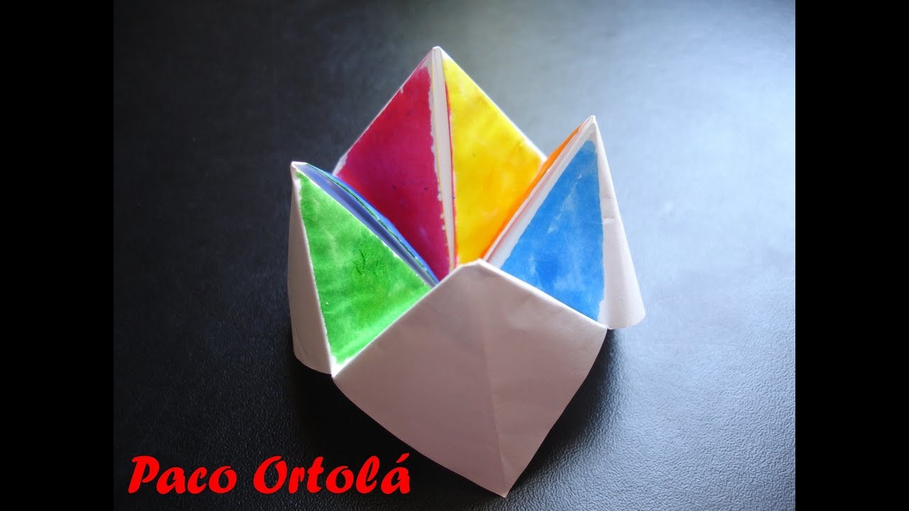Origami ou dobradura -Brincadeira de criança