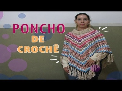 PONCHO DE CROCHÊ ♥