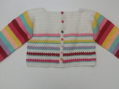 Suéter.casaco de crochê para criança de 8 a 10 anos