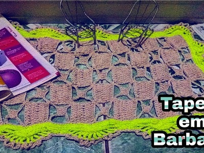 Tapete Xadrez em Barbante  um jeito fácil de fazê-lo  (Noellya Ribeiro)