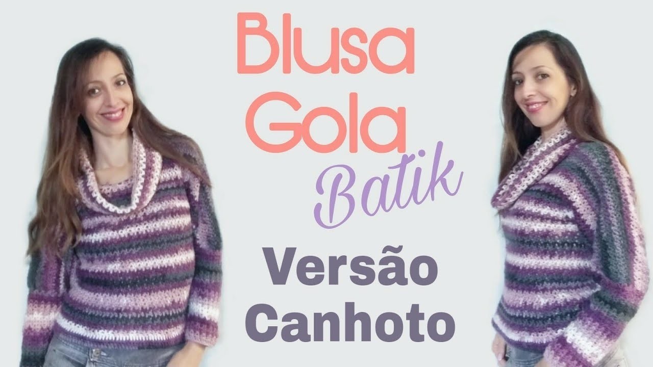 Versão Canhoto Blusa Gola Batik